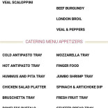 Cafe' Saga Hobro Menu