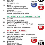 La Castello Menu