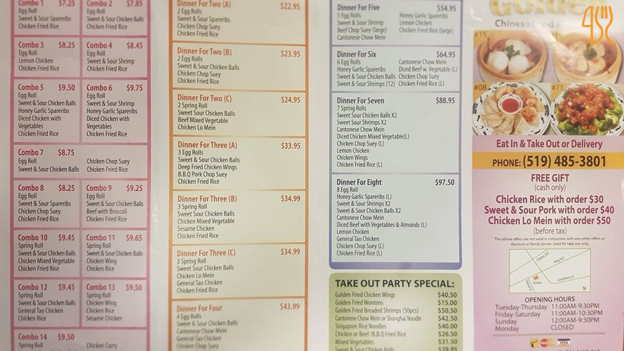 Rizraz Menu