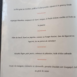 Aviator Lounge Menu