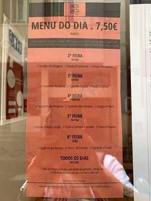 Landal Seawest Menu