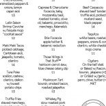Master Bowl Menu
