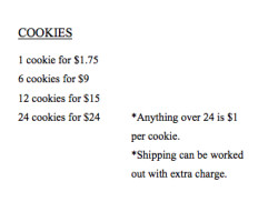 Fresh Food menu