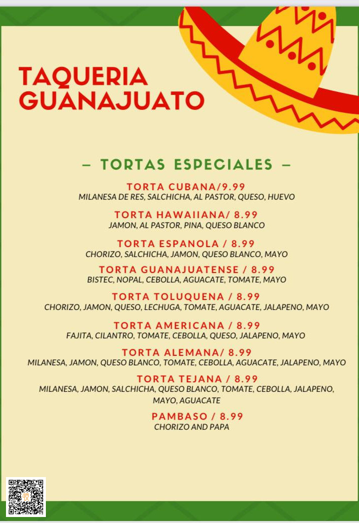 Mamma Mia Pizza Menu