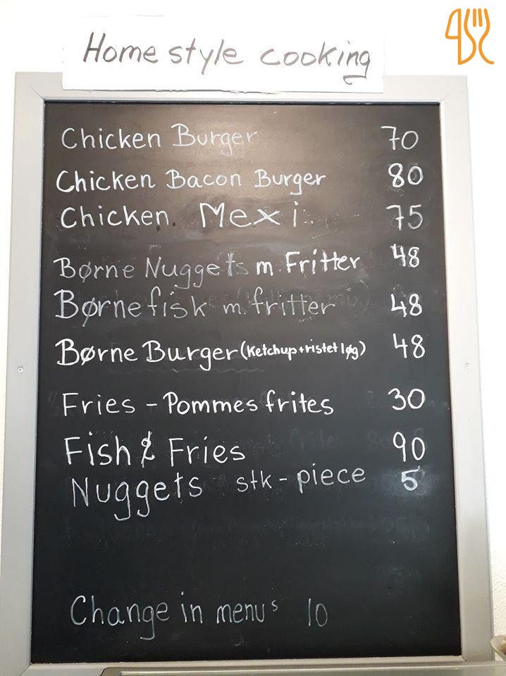 Bistro Bredo Menu