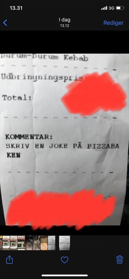 Gadstrup Pizza Grill Kiosk Menu