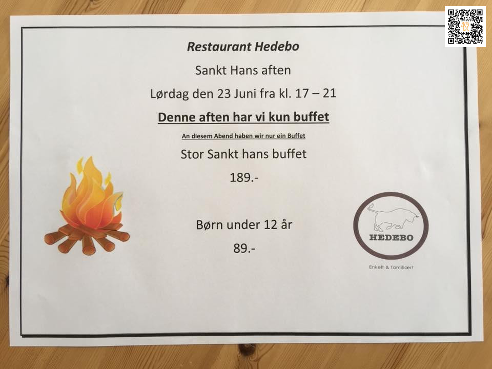 Hedebo Menu