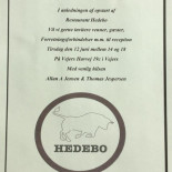 Hedebo Menu
