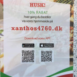Xanthos Menu