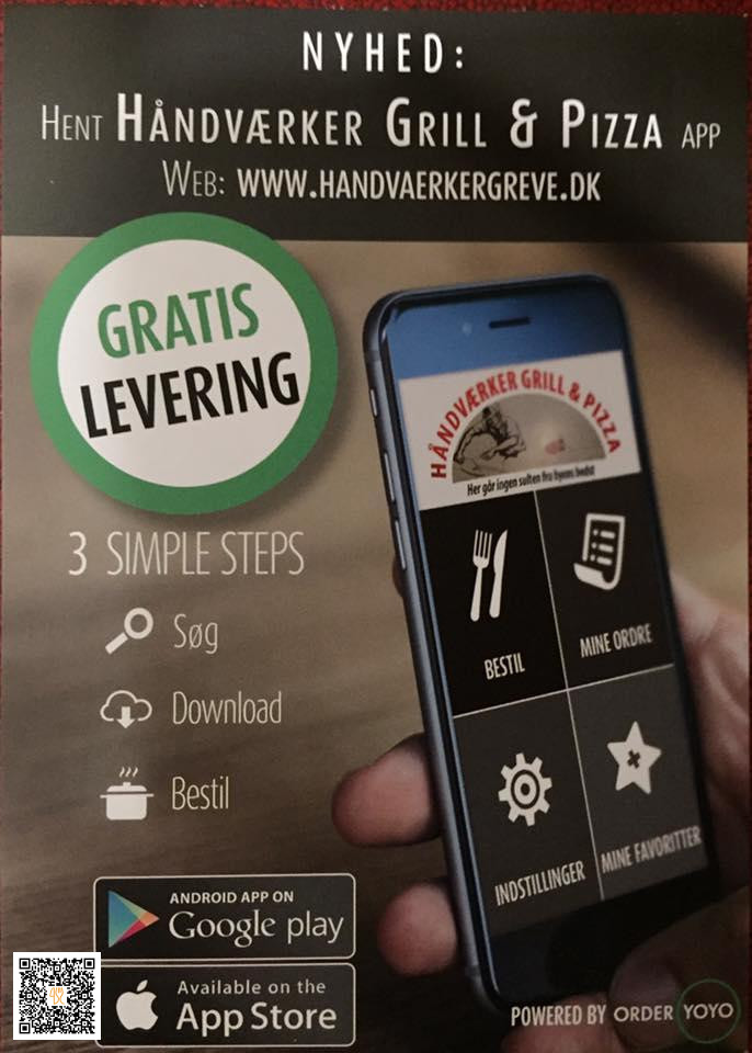 Haandvaerker Grill Pizza Menu