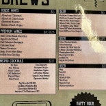 Garage Burgerbar Menu