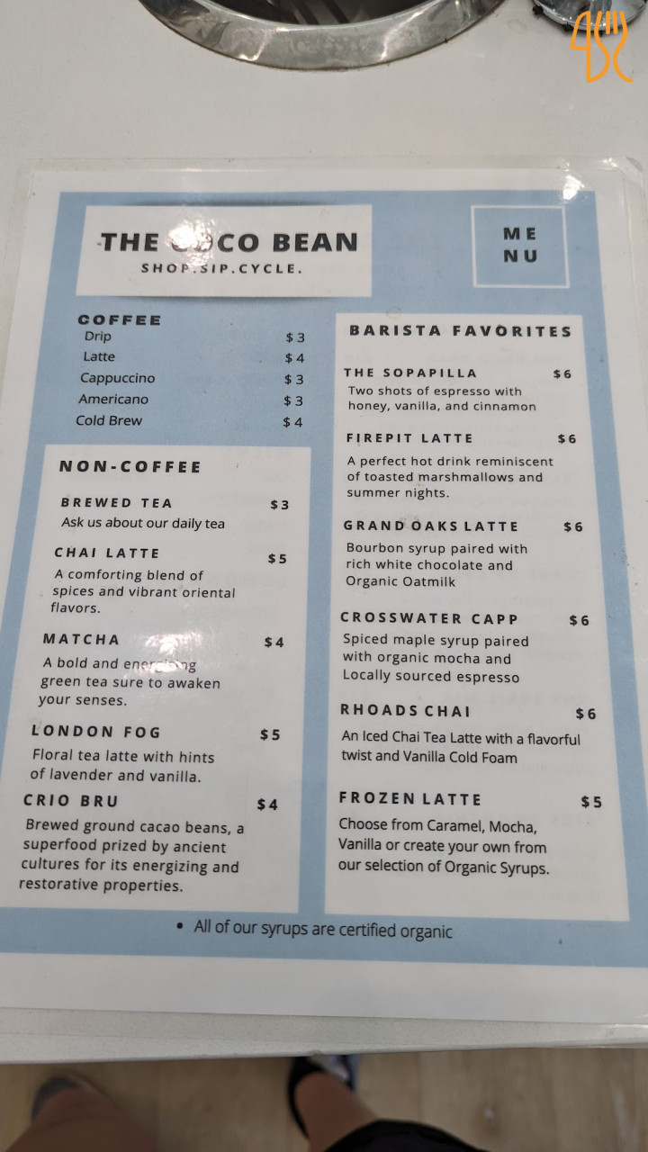 The Samuel Menu