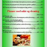 Allested Pizza Og Grill Menu