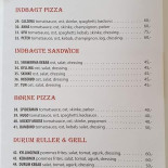 Koldby Pizzaria Menu