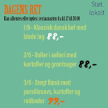 Hjoerring Kro Menu