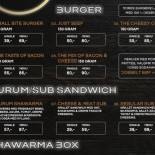Big Bite Menu