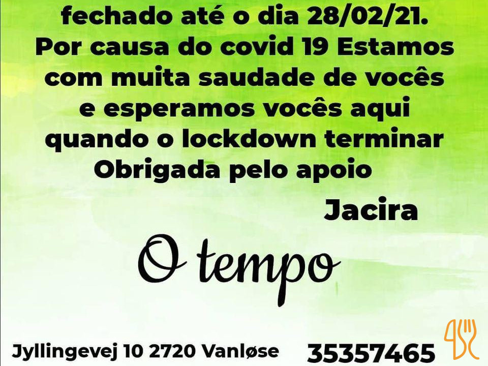 O Tempo Menu