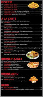 Lanas Pizza menu