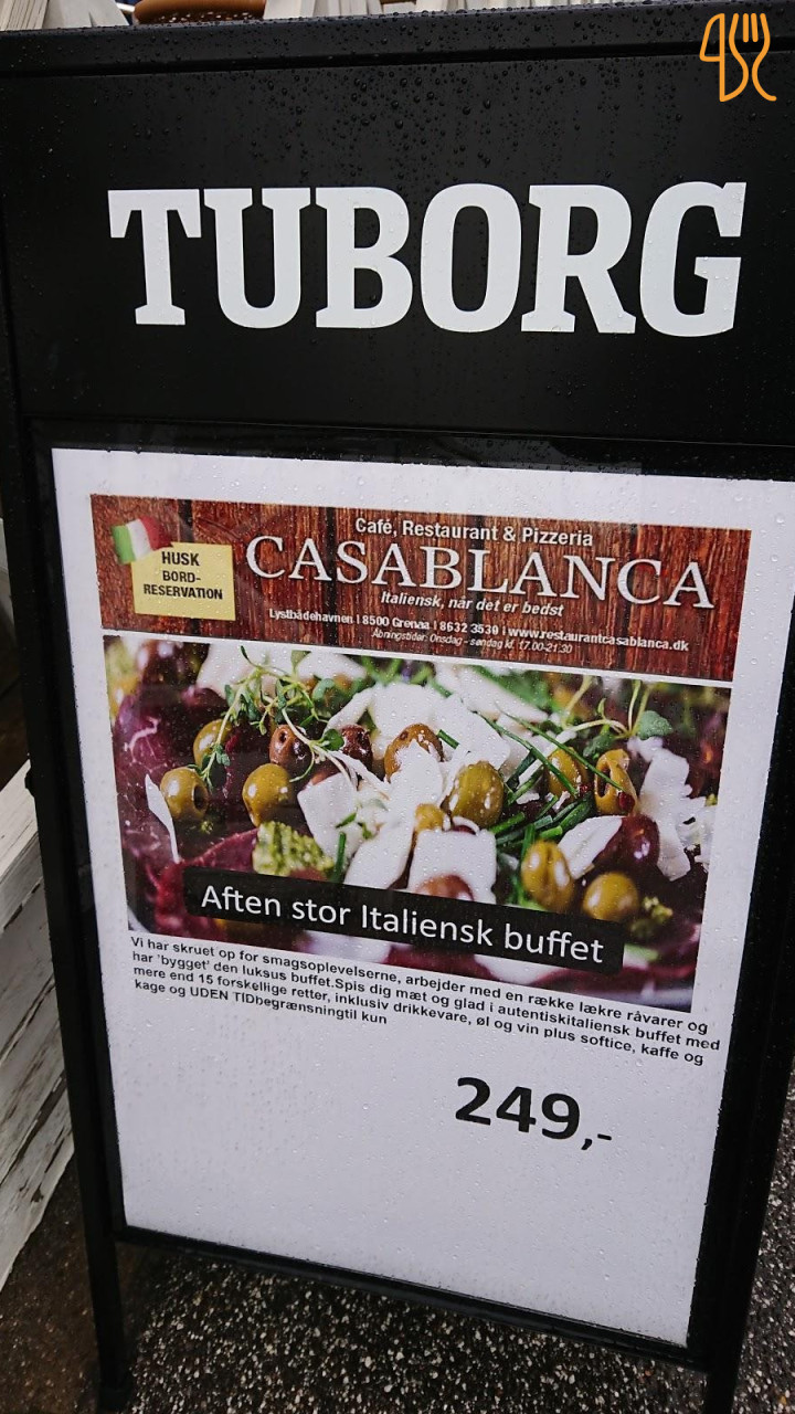 Casablanca Menu