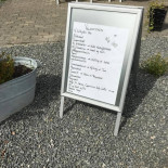 Traktoersted Madam Blaa Menu