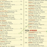 Buonasera Pizzeria Menu