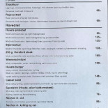 Den Glade Pingvin Menu