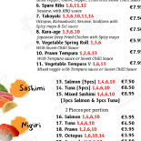 Cafe Siesta Menu